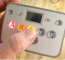 MimioVote handheld mobile device