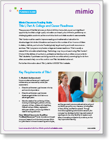 Mimio Funding Guide