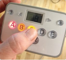 MimioVote handheld mobile device