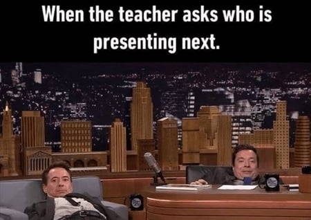 13-who is presenting next