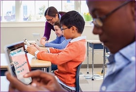 Students Using Mimio app Students Using Mimio app
