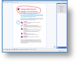 MimioStudio Classroom Software Pen Tool Screen