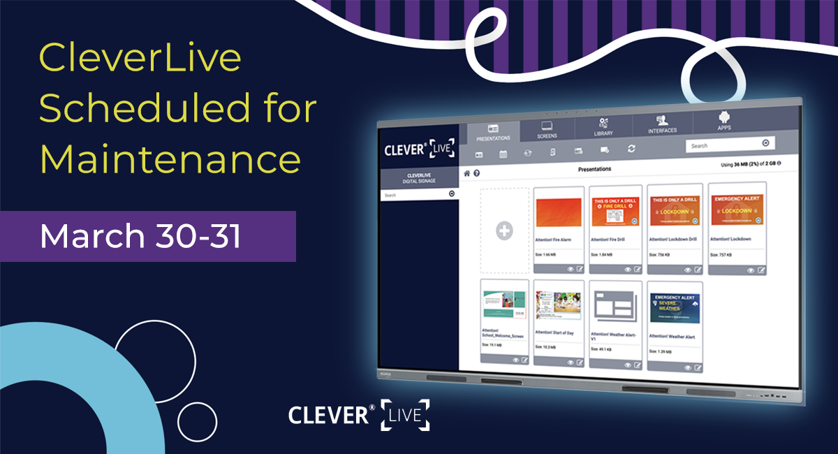 CleverLive Maintenance Blog Header